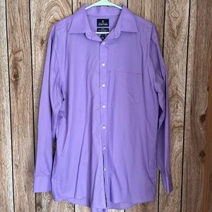 Stafford men’s long sleeve button down dress shirt